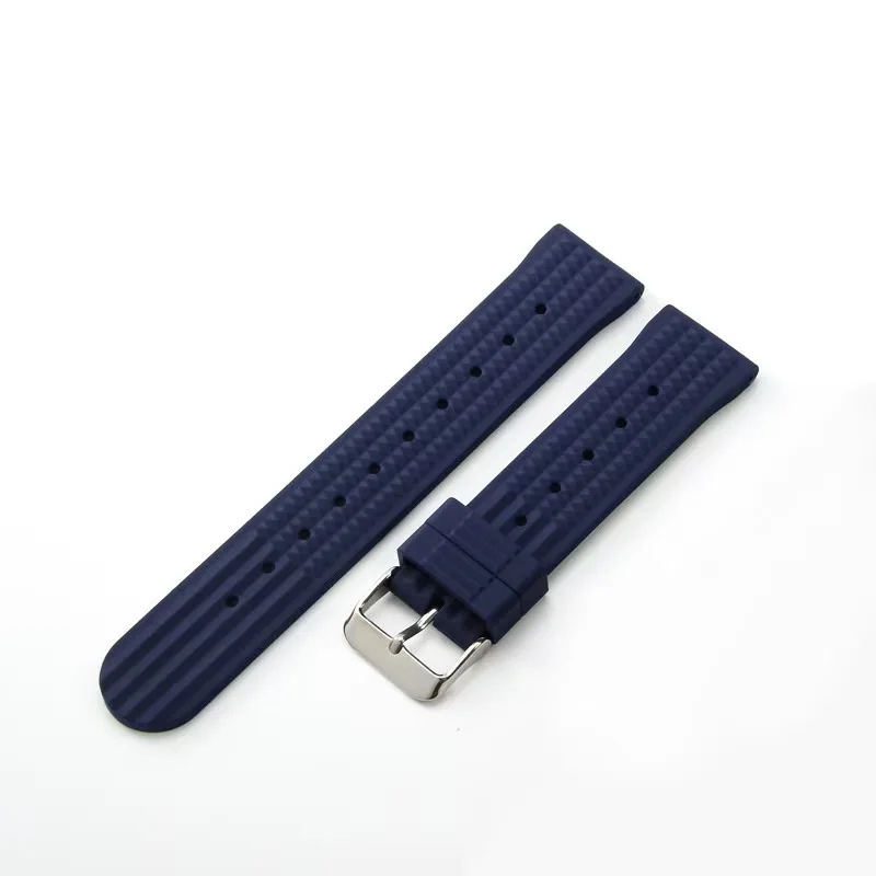 20mm 22mm Silicone Watch Band For SEIKO 5 SRPD63K1 Prospex Sports Series Waterproof  Watch Strap Bracelet