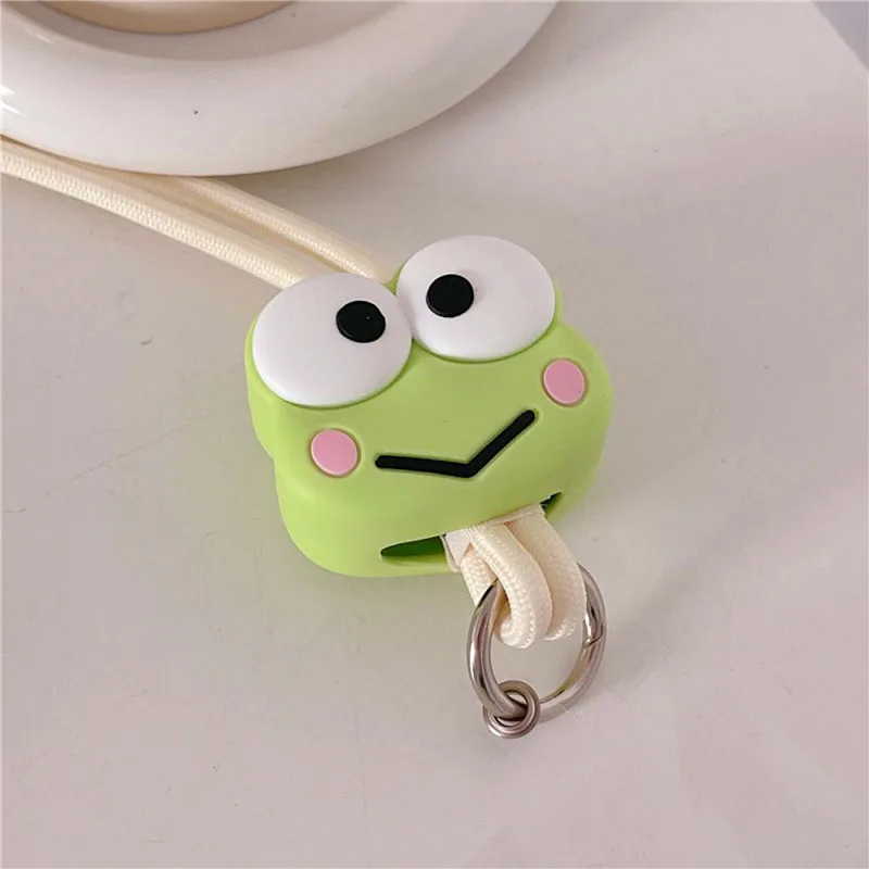 Sanrio Anime Phone Case Pendant Cute Kawaii Kerokero Keroppi Creative Work Permit Charm Cartoon Accessories Girl Birthday Gift