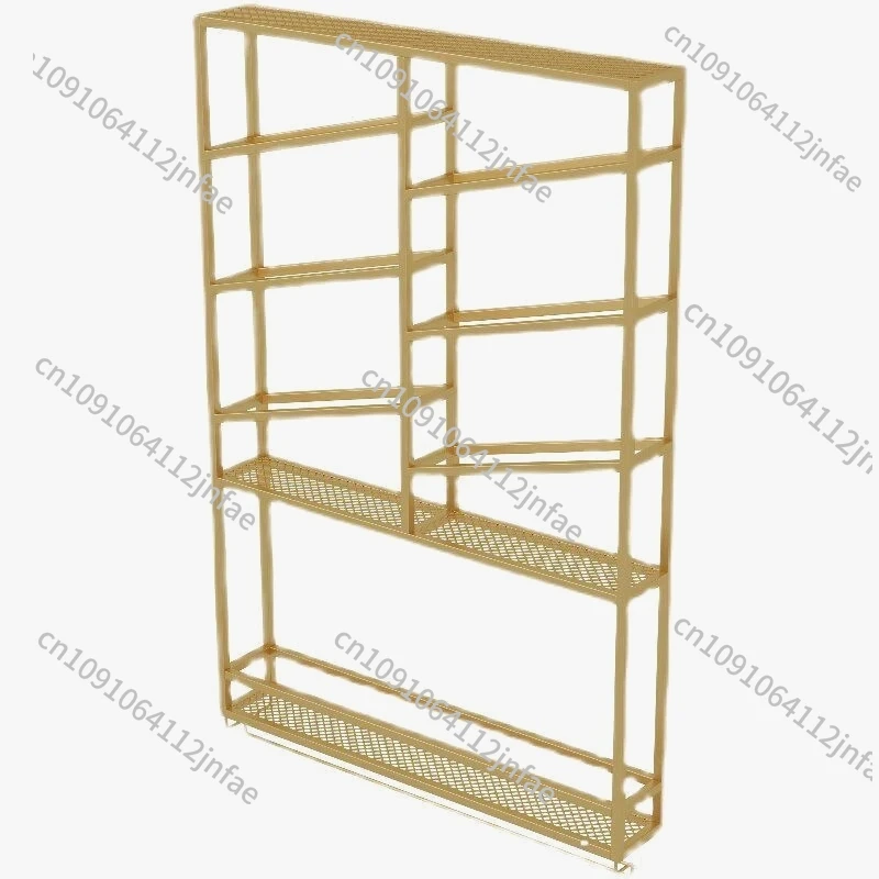 

Wall Hanging Wine Rack - Iron Wall Mount Display Storage Holder for Kitchen, Bar, Home Decor