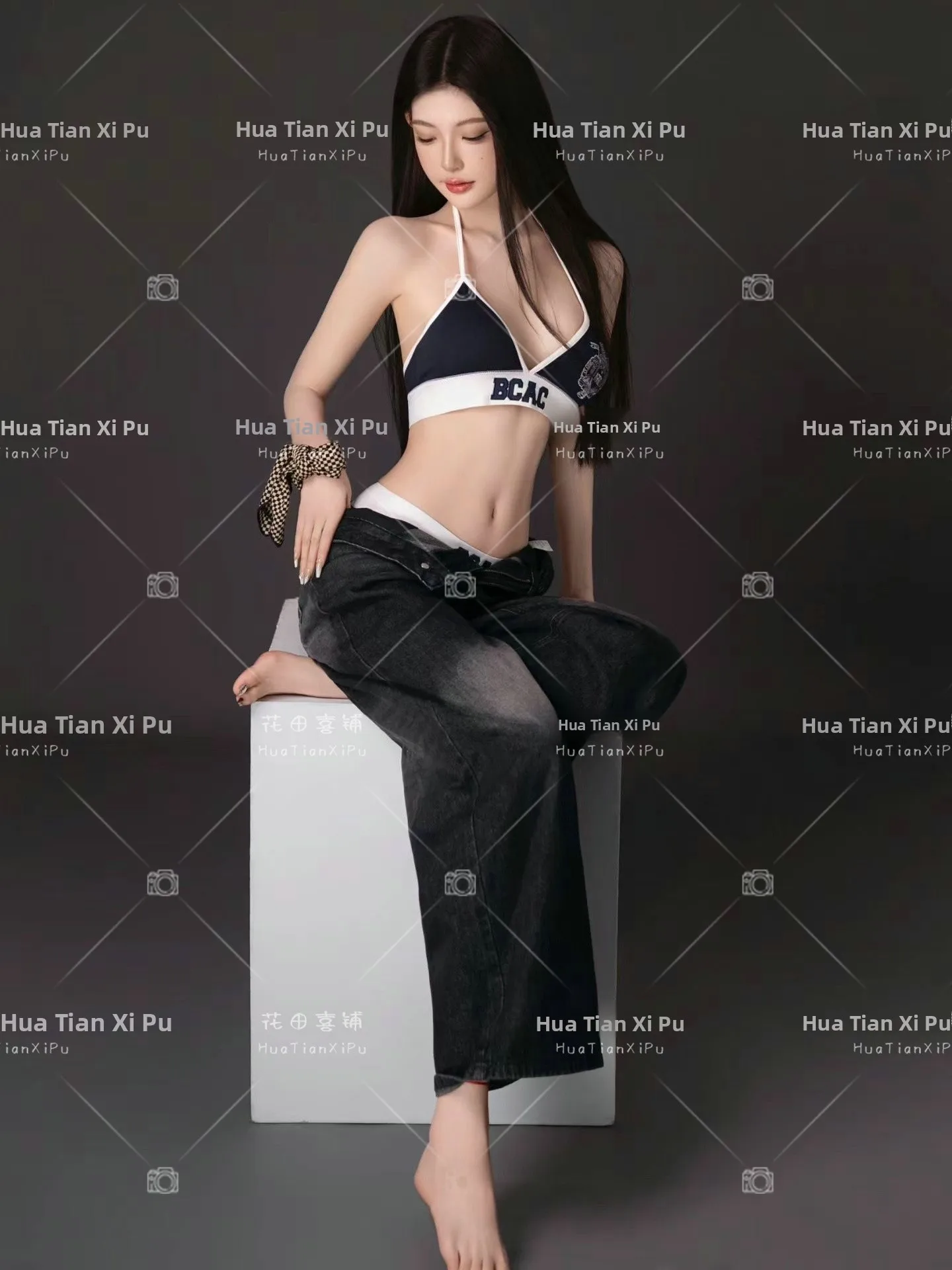 

New Style Photography Clothes Lazy Hot Girl Korean Mixed Style Private Studio Art Photoshoot Pure Desire Lazy Sports Style