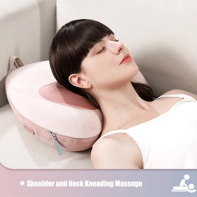 Electric Neck Massager Pillow Cervical Back Healthy Massageador Relaxation Pillow Massager Multifunctional Massage Pillow Device