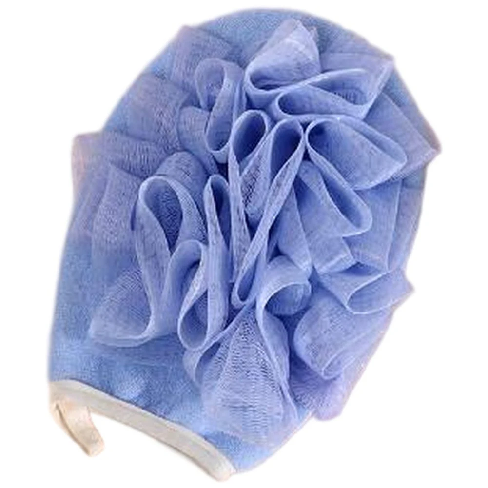For body scrubber towel with hanging loop quick drying soft textured for effective exfoliation and smooth skin