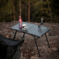 Ultralight Aluminum Cannon IGT Table Camping Folding IGT Tactical Table Outdoor Portable Picnic BBQ Desk For Hiking Beach Travel
