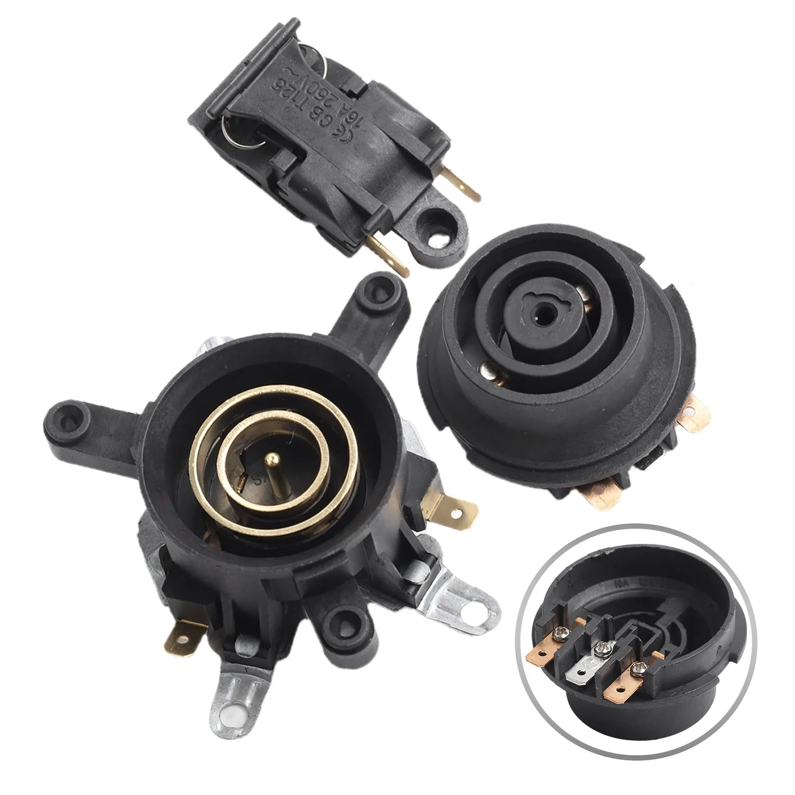 Bouilloire électrique Thermostat remplacement contrôle de la température Kit de contrôle de la température connecteur de commutateur de Thermostat Installation facile
