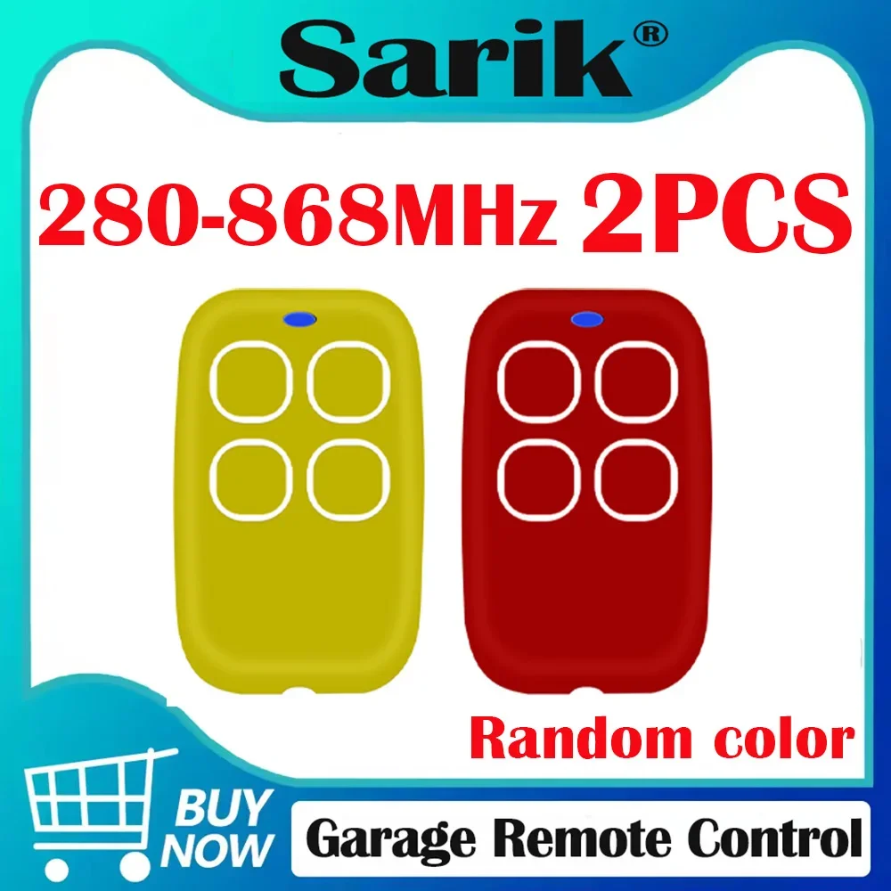 

Универсальный пульт дистанционного управления, 2 шт., многочастотный, 280-868 МГц, 4-канальный беспроводной пульт дистанционного управления, передатчик 433 МГц