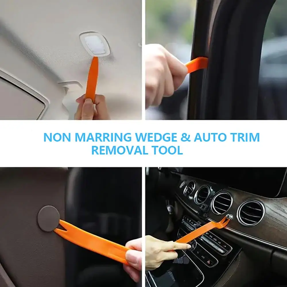 18-Piece Car Emergency Kit: Window Wedge, Air Wedge Pump, Long Reach Grabber & Trim Removal Tool