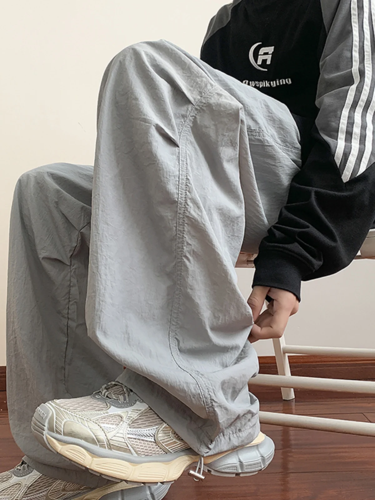 

Dopne Qui Dry Spring Autumn Paratrooper Casual Pants Men Outdoor Functional Trousers American Trendy Brand Haome Casu...