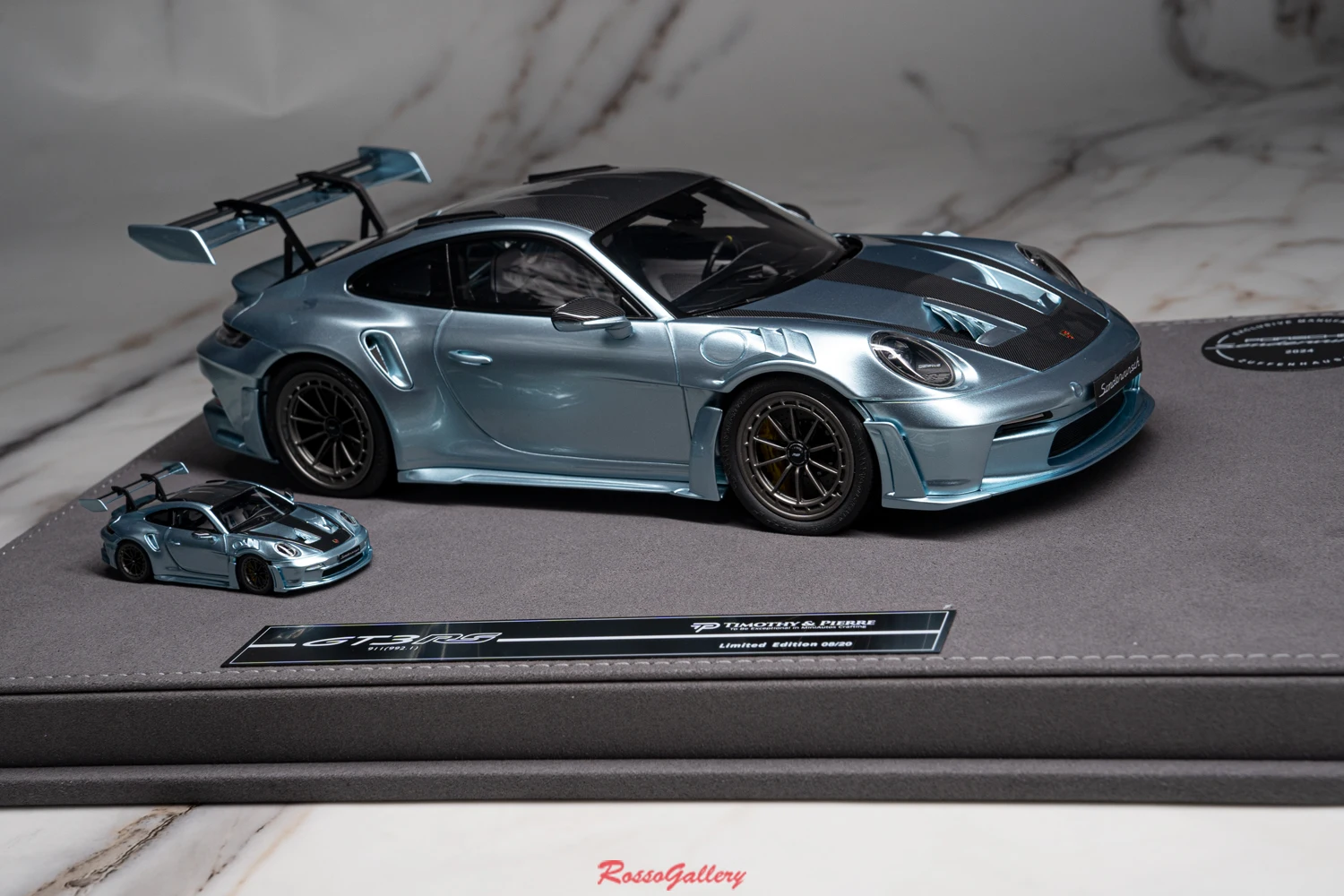 TP 1:64 1:18 992 GT3 RS Dual Car Set Simulation Limited Edition Resin Metal Static Car Model Toy Gift