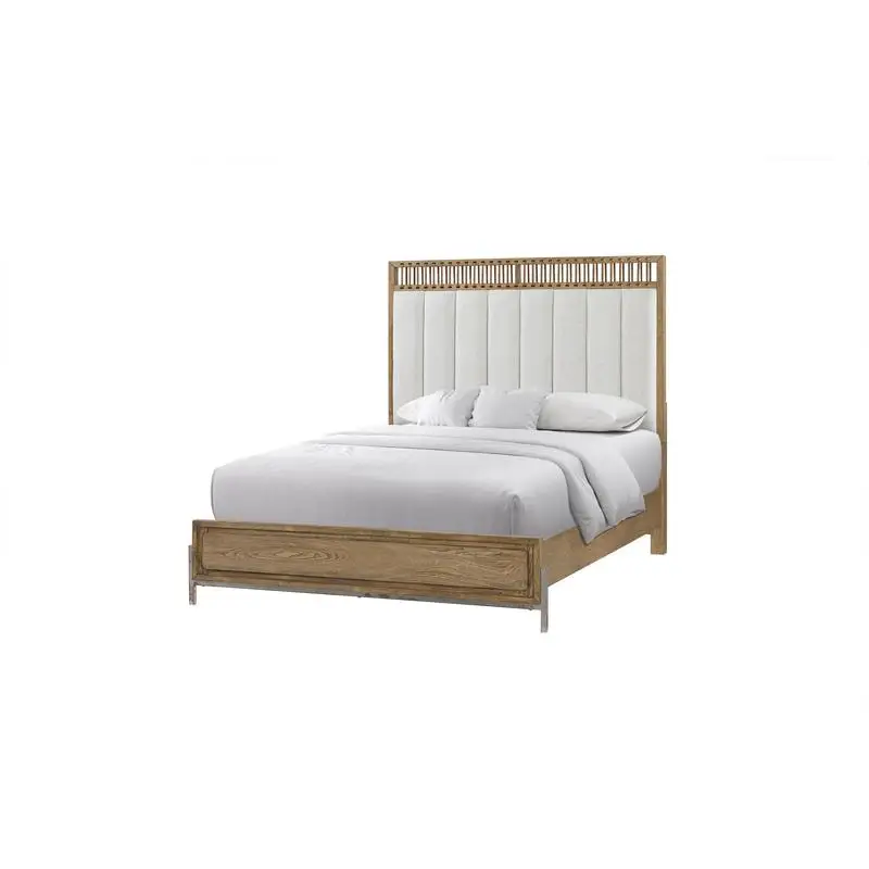 Upholstered Strap Panel Bed - Elegant Design, Sturdy Build, Perfect for Modern Bedrooms, Queen & King Sizes Available, Stylish