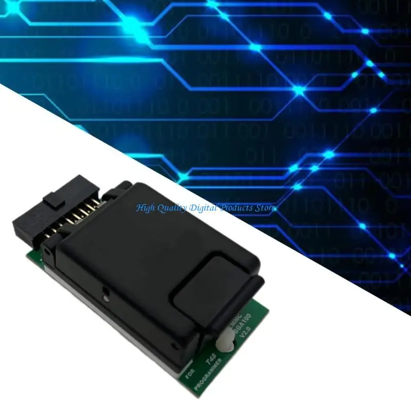 XGECU T48 용 U2JE Professional BGA100 소켓 어댑터 v2.0 더블 헤드 프로브 홀더