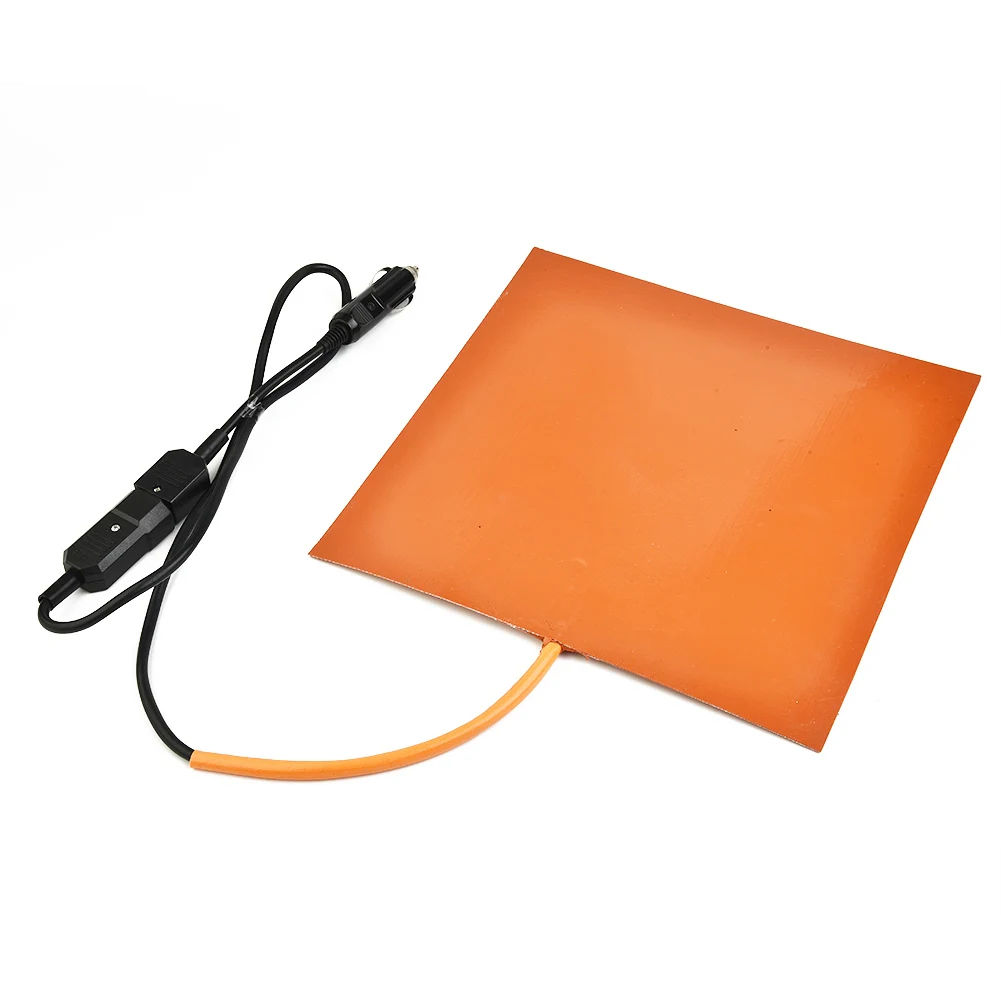 

Accessory Supply Heating Pad Orange Thermal 28*28cm​ Device Electric Flexible Insulation cloth Silicone Tool 100cm Cord