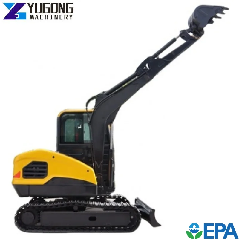 YG New Construction Equipment Mini Excavators Machine 3t 4t 5t 1 Ton Small Crawler Bagger Digger 3 Ton Mini Excavator Machine