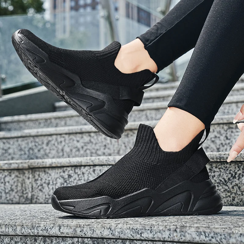 Hoge Sok Sneakers Heren Trendy Hiphop Sportschoenen Vrouwen Mesh Ademende Joggingschoenen Oversized Wandelschoenen Mannelijk Schoeisel