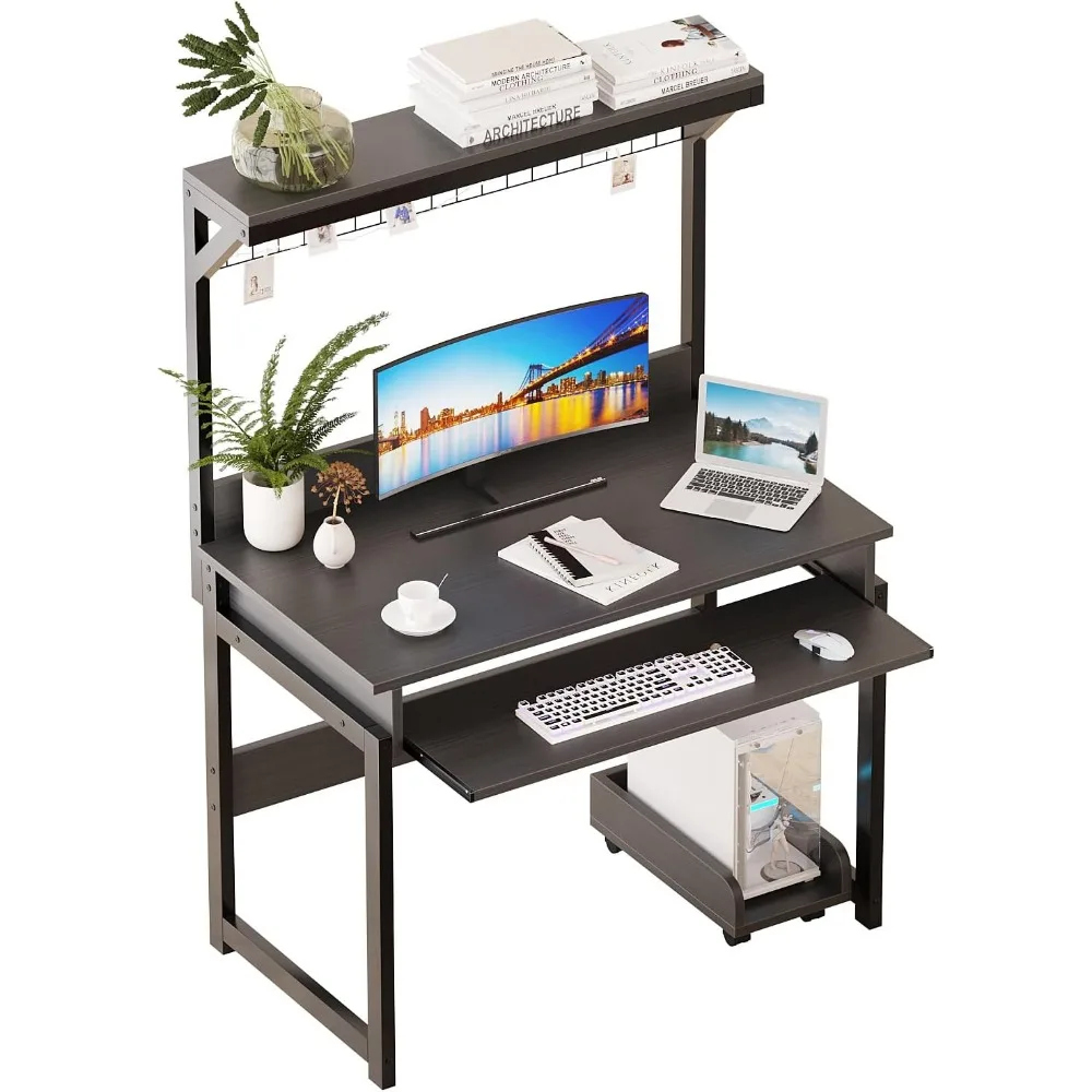 

Компьютерный стол премиум-класса 31,5 с ящиком, офисный стол, учебный стол, письменный стол, рабочая станция, стол для ПК для домашнего офиса, экономия места