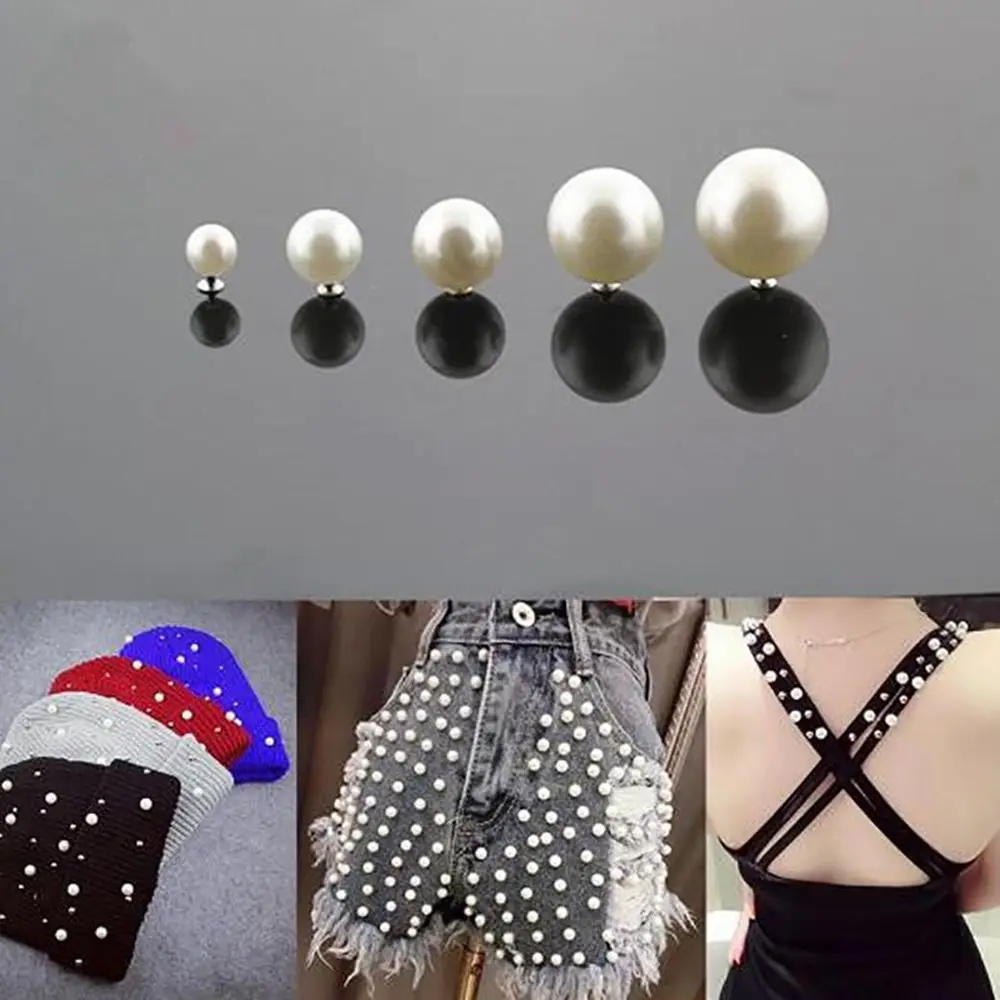 6-16mm Round Clothes Accessories Crafts for Cloth Pants Pearl Rivets Buttons DIY Garment Rivets Bag Shoes Decor