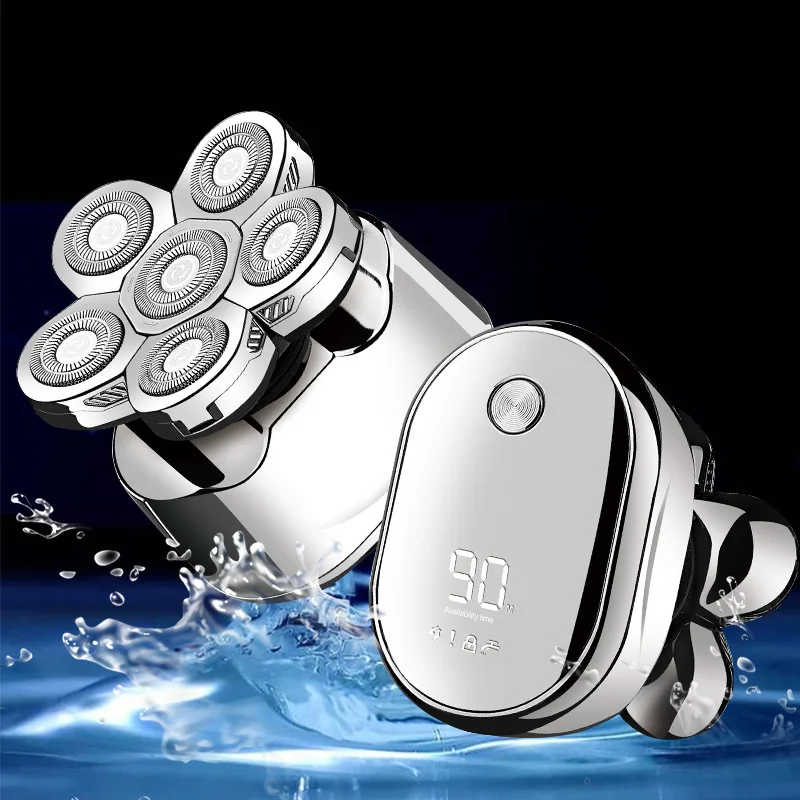 جديد وصول الرجال متعددة الوظائف الحلاقة الحلاقة الكهربائية ستة شفرات رئيس أداة إزالة الشعر Barbeau