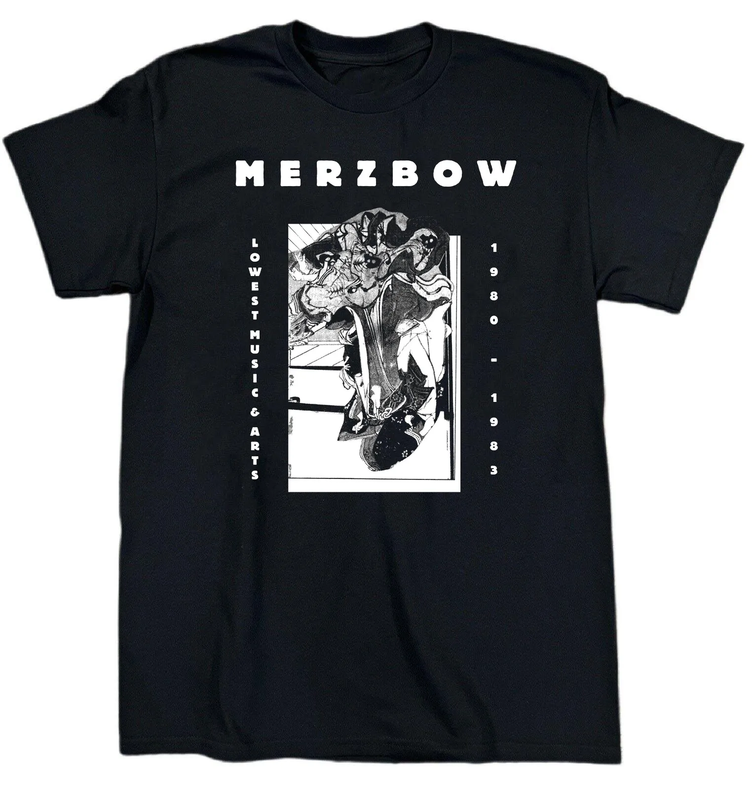 NEW Merzbow Band Album Heavy Cotton Black S-5XL T Shirt EN798