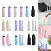 Compact Travel Umbrella for Men Women Lightweight Portable Mini Parasol Windproof UV Sun Rain Protection Outdoor