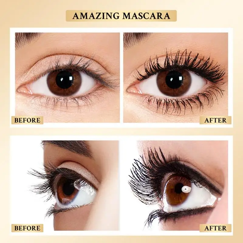 Mascara Make Up No sbavature Mascara liquido impermeabile per ciglia soffici prodotti per il trucco a lunga tenuta per la casa incontri viaggiare