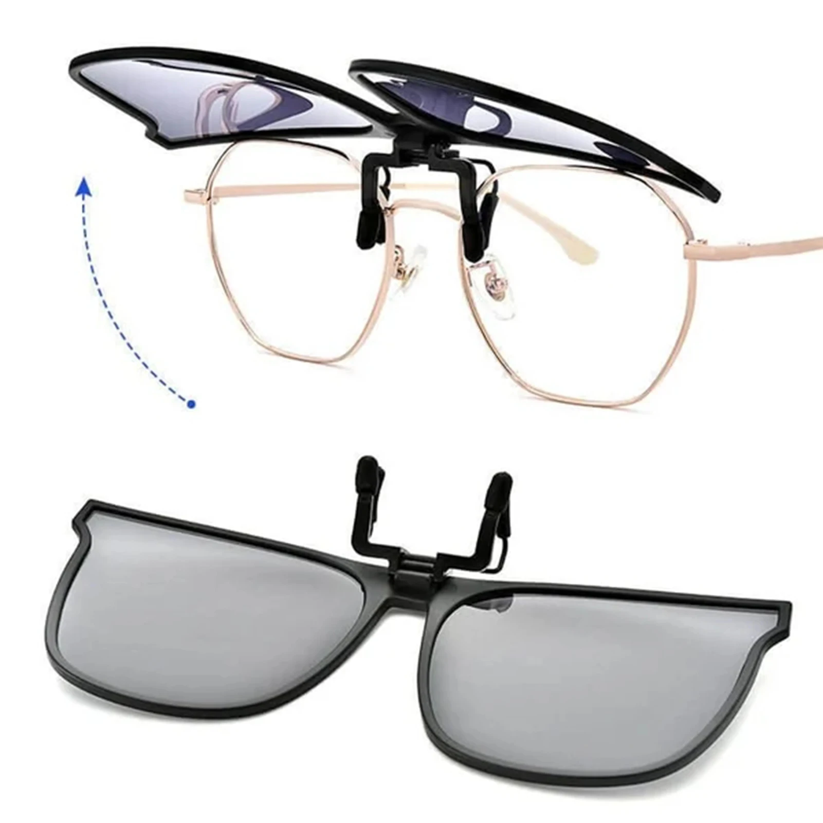 

New Polarized Unisex Clip On Sunglasses Sunglasses Men Women Sun Glasses Eyeglasses Lens For Running Fishing Glasses Accessories