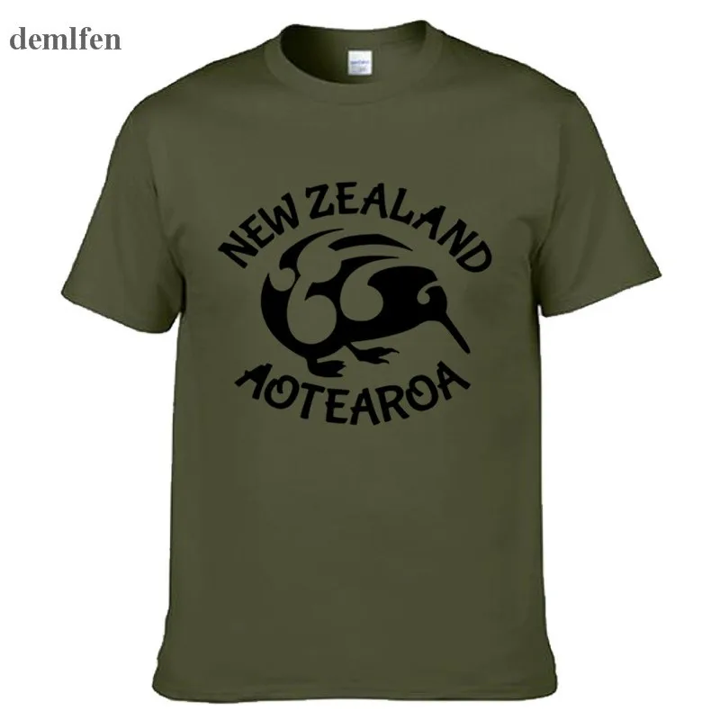 Kiwi Aotearoa Neuseeland Neue Mode herren T-shirts Kurzarm T-shirt Baumwolle T Shirts Mann Kleidung