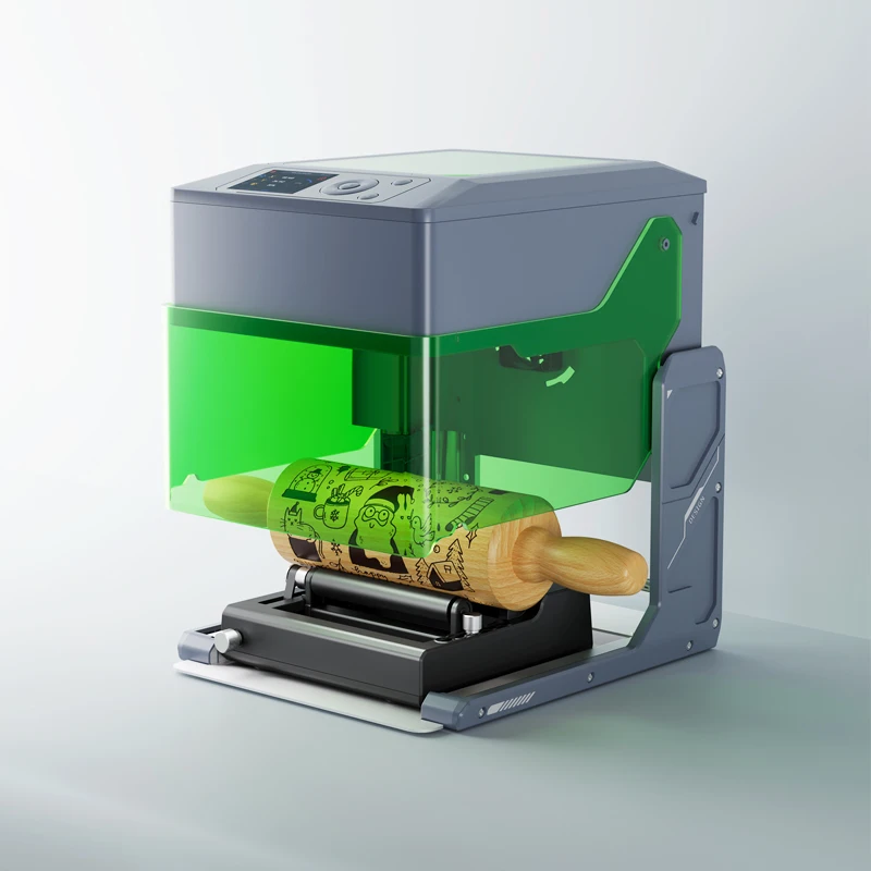 

WAINLUX Dual Laser Head Compact Desktop Metal Laser Engraving Machine - Suitable for Metal Jewelry, Glass, and DIY Crafts.