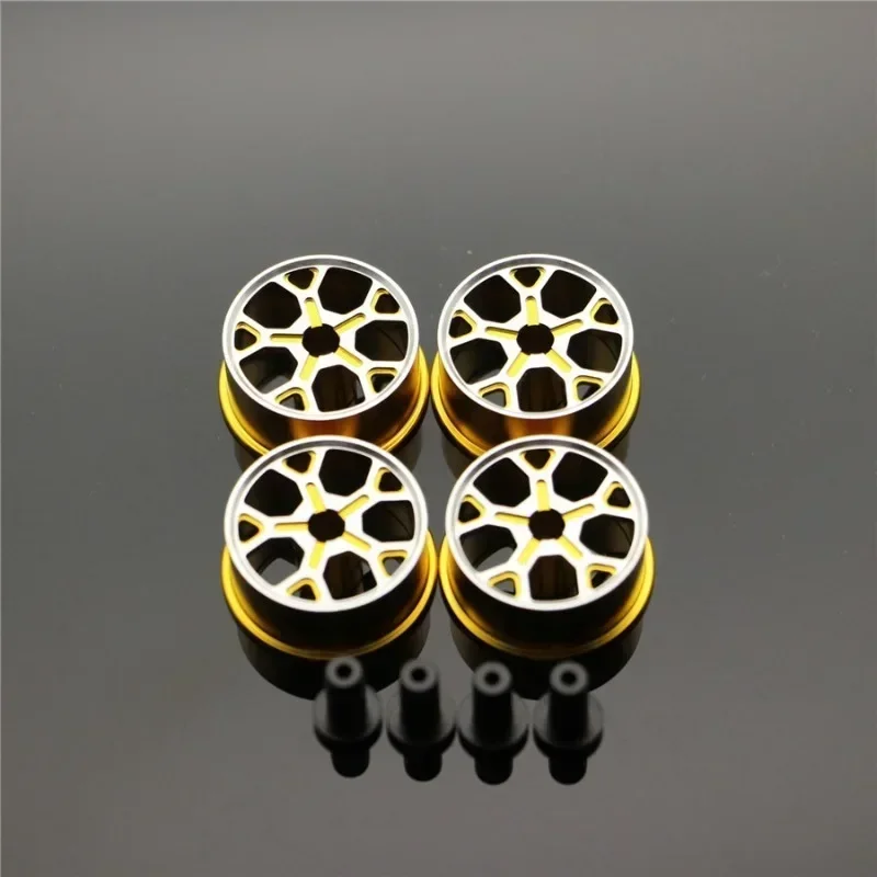 

Middle Diameter20.5mm Lightweight Wheels Self-made Parts For Tamiya MINI 4WD Colored Wheel w/Aluminum Disc