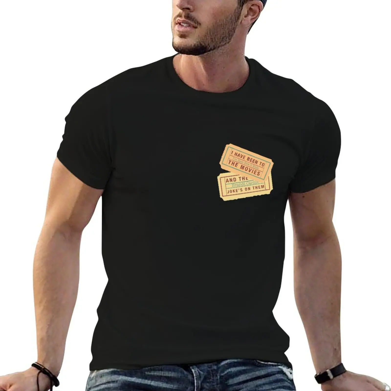 The Joke Brandi Carlile Movie Tickets T-Shirt anime graphic tee shirt mens cotton t shirts