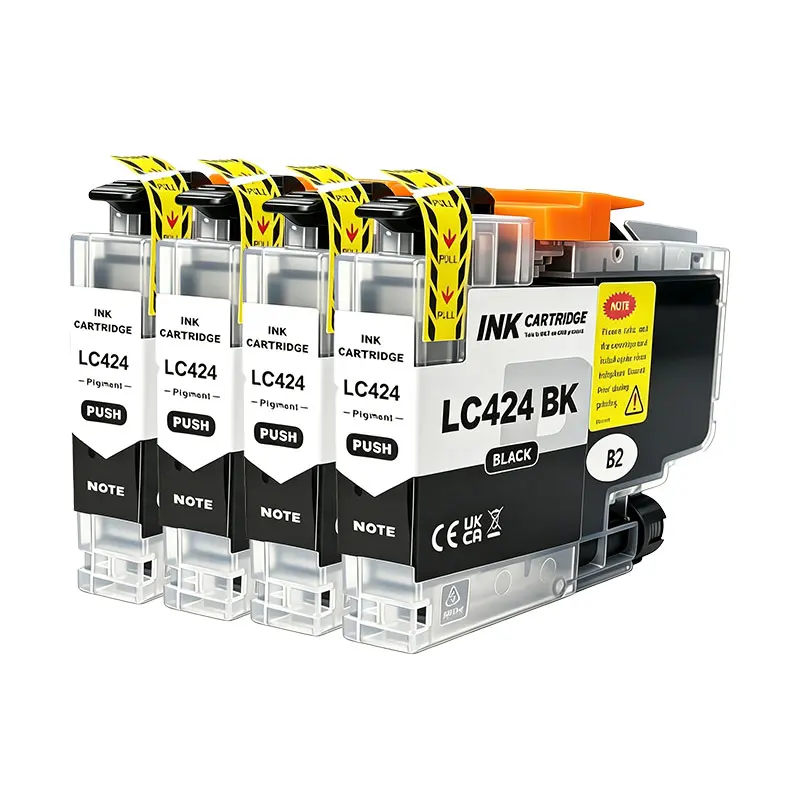 ROYEK LC424 LC 424 Ink Cartridge For Brother Compatible Inkjet DCP-J1200W DCP Printer 6