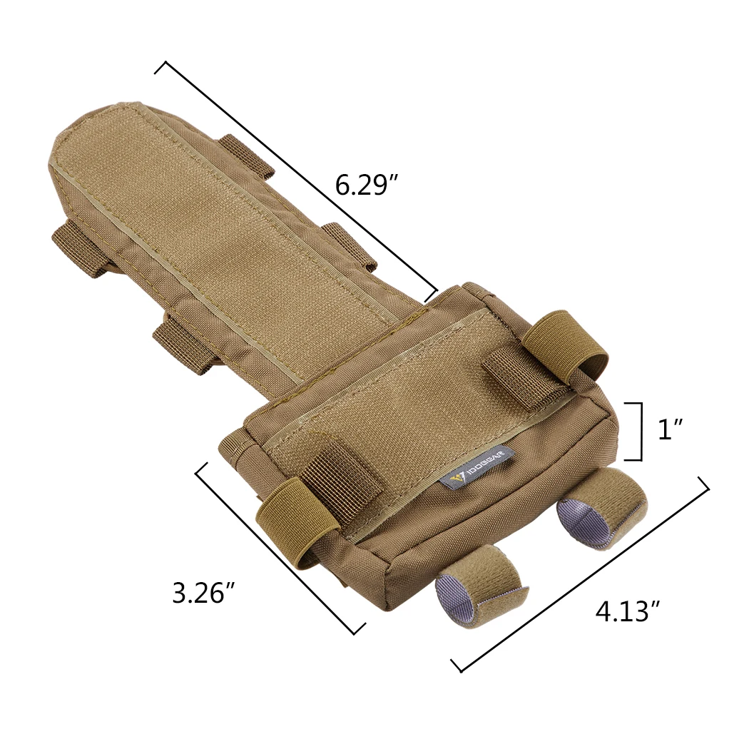 IIDOGEAR خوذة تكتيكية حقيبة بطارية MK2 موازنة الحقيبة 500D النايلون خوذة بطارية حقيبة للصيد الادسنس الرياضة في الهواء الطلق #2