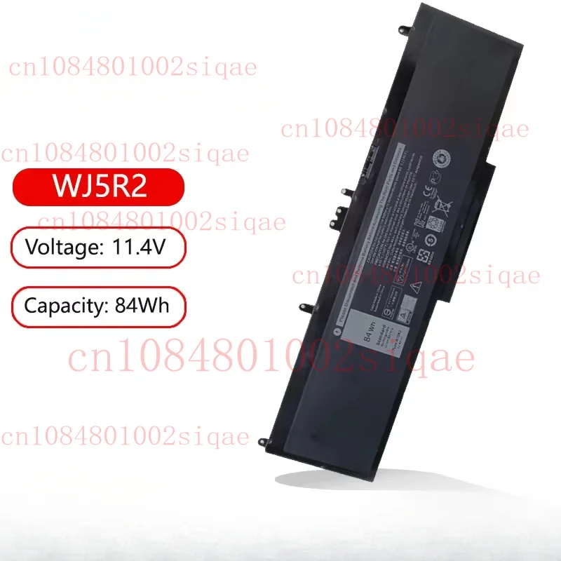 

New 4F5YV WJ5R2 Laptop Battery For Dell Precision 3510 WorkStation,For Latitude E5570 P48F001 P48F002 P48F 84Wh