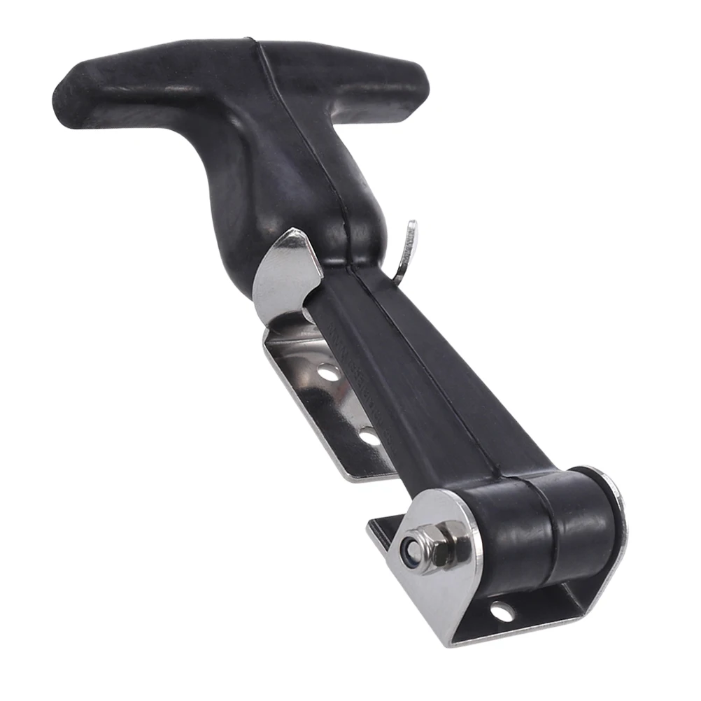 

Stainless Steel Buckle Door Latch Draw Tool Case Elasticity Rubber Professional Handle Durable Vibration Absorbing Truck Cooler