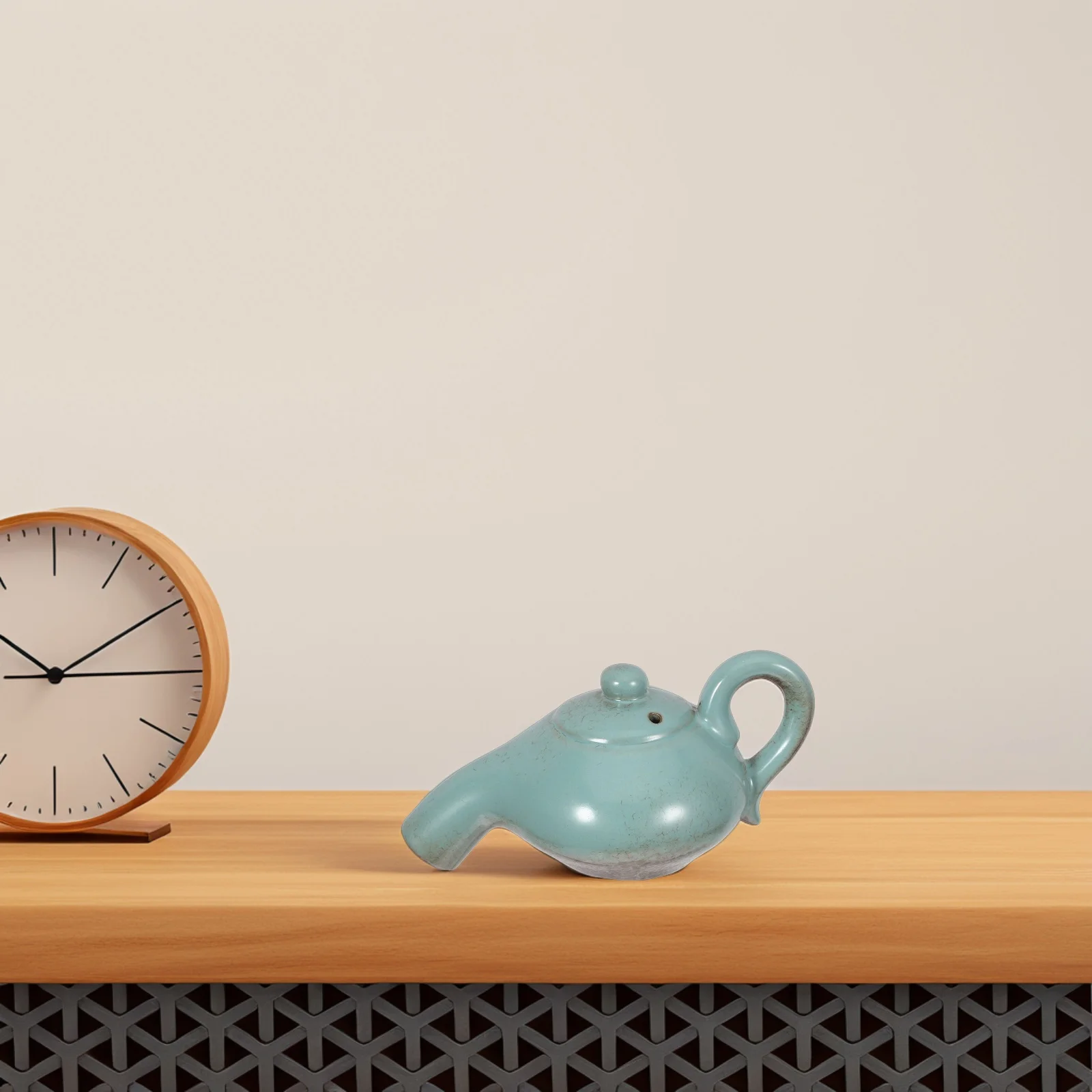 

DIY Circulating Ceramic Waterfall Jar Vintage Teapot Design Indoor Outdoor Aquarium Fountain Tabletop Fish Tank Decorative