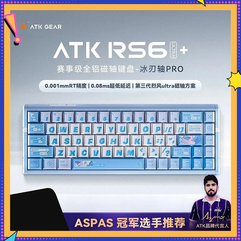 ATK RS6 Ultra Plus Aluminum Hall Effect Gaming Keyboard Wired