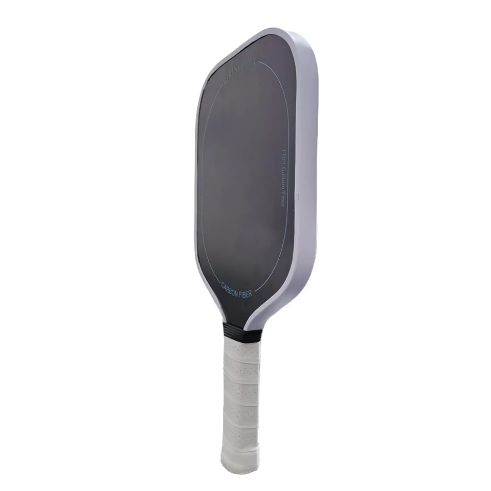 KIRINFORCE T700 Carbon Fiber Pickleball Paddle 16mm Cold Press White Edge Gritted Spin Surface Precision Performance Sweet Spot