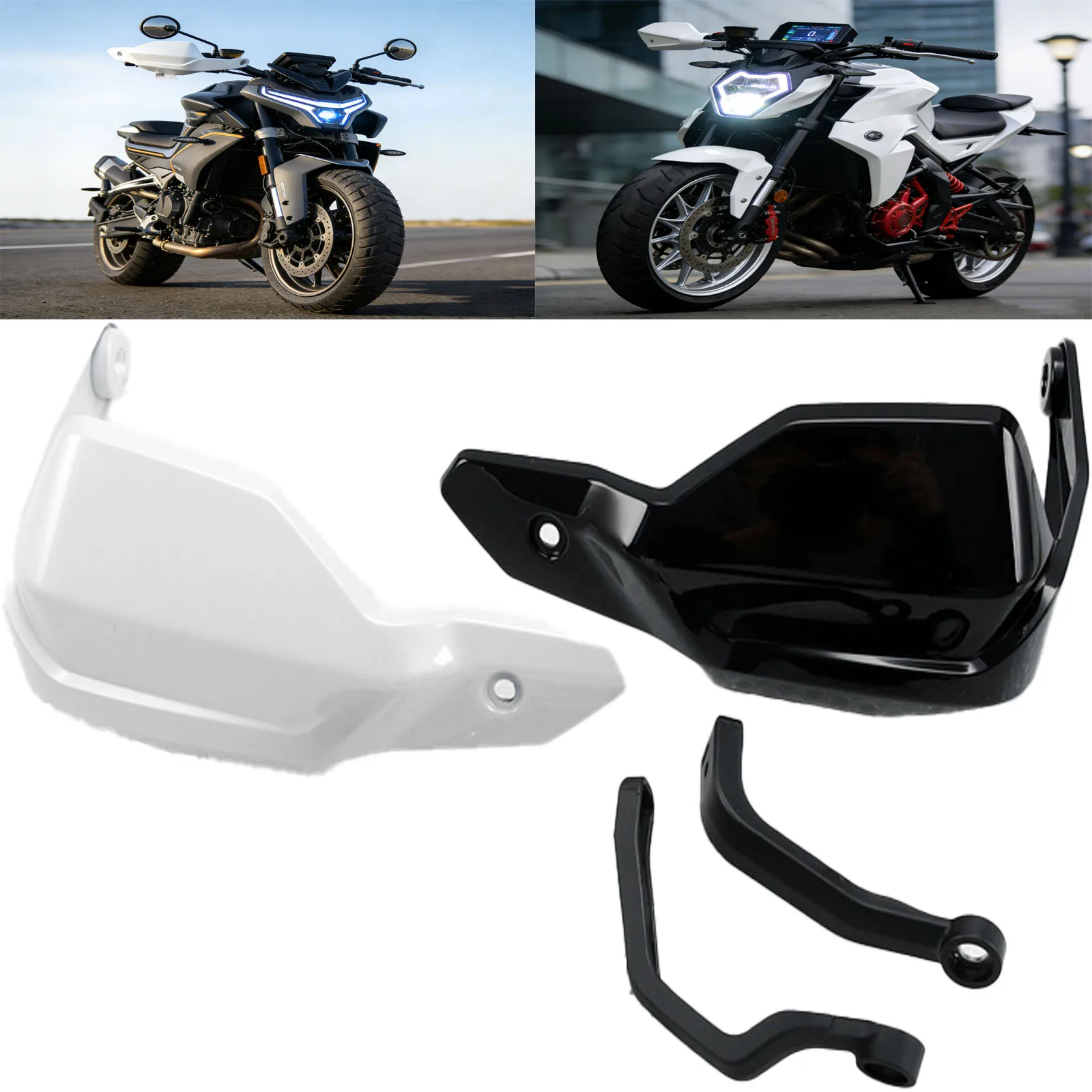 For CFMOTO 700MT Motorcycle Parts Anti - Crash Hand Shield Bar End Plugs Balance Weight Mount Bracket Original Accessories