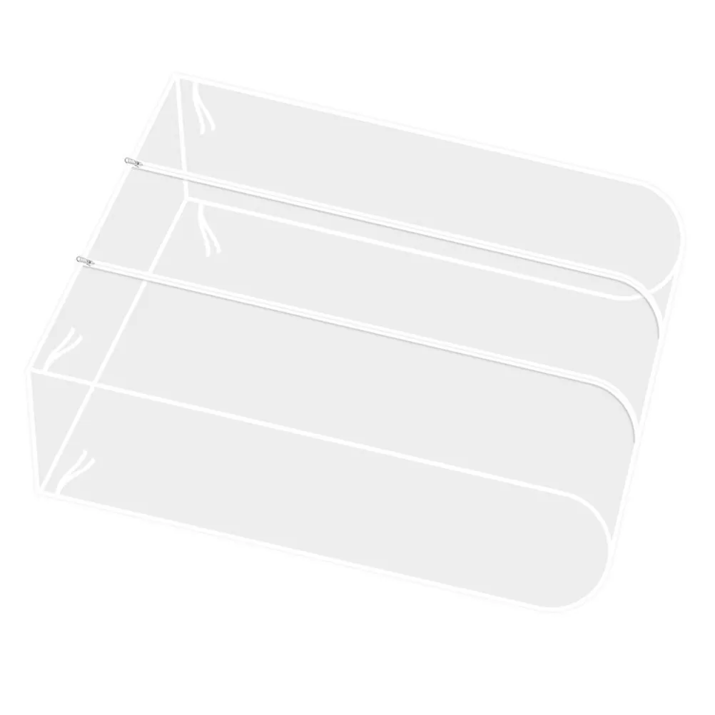 

Clear Garment Rack Cover Transparent Clothes Protector For Closet Storage Lightweight Dust Proof Hanger Bag Wardrobe