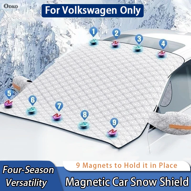 

Для VW Volkswagen CC Arteon Golf Phaeton Jetta Passat Variant: Магнитный защитный экран от снега и солнца на лобовое стекло автомобиля