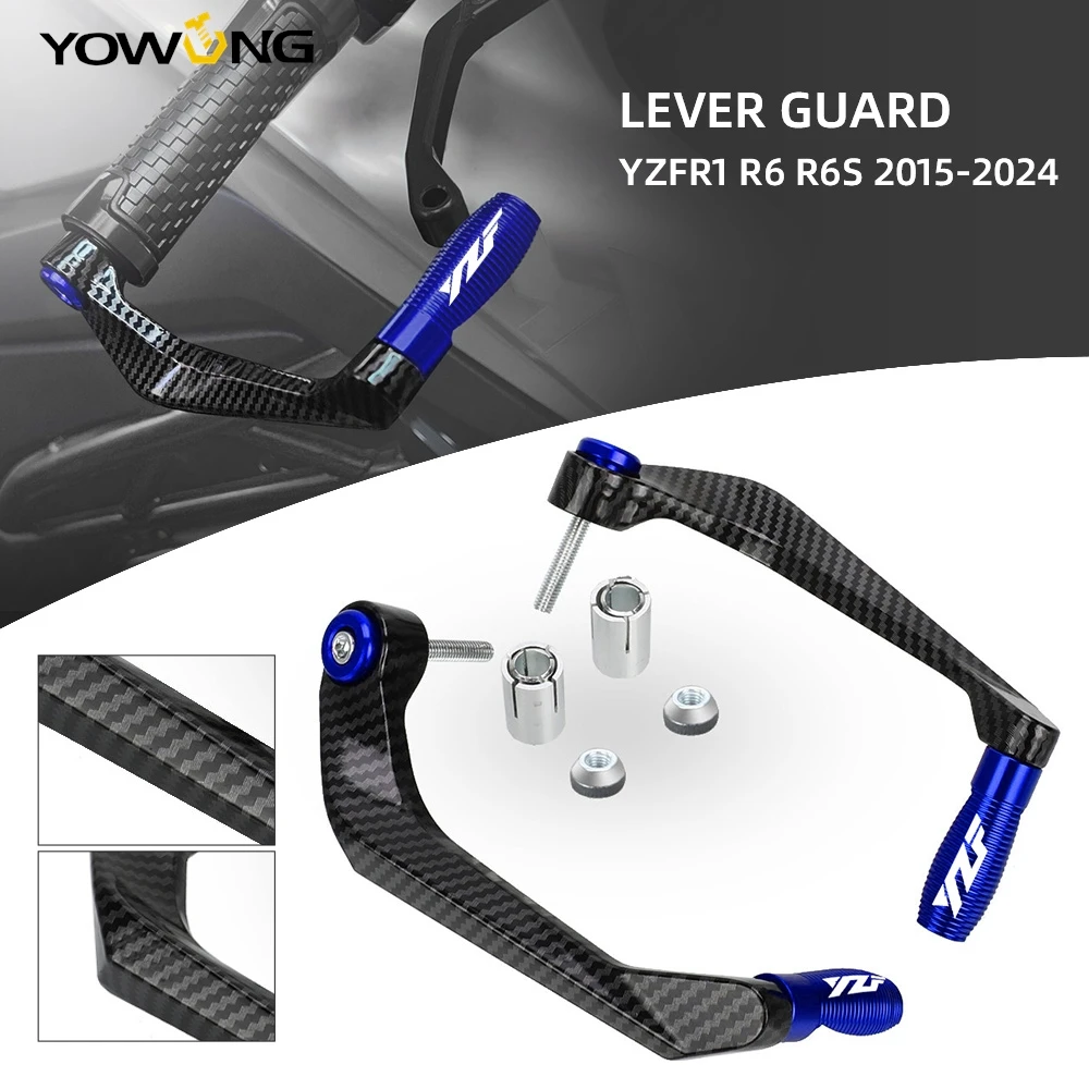 

7/8" 22mm Motorcycle Handlebar Brake Clutch Levers Protector Guard For YAMAHA R1 YZF-R1 YZF R6 R6S 2015 2016 2017 2018-2023 2024