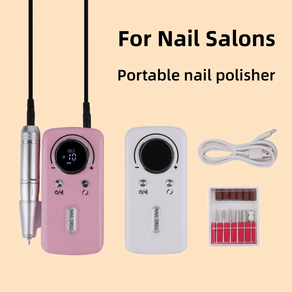 

45000RPM Nail Drill Machine Set Electric Nail Sander Gel Polish Professional Rechargeable Electric Nail Drill Machine Multifunct