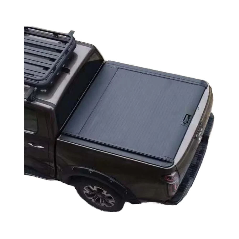 

Factory Aluminum Alloy Manual Electrical Bed Cover Roller Shutter Hard Tonneau Cover Waterproof Pickup Bed Cover