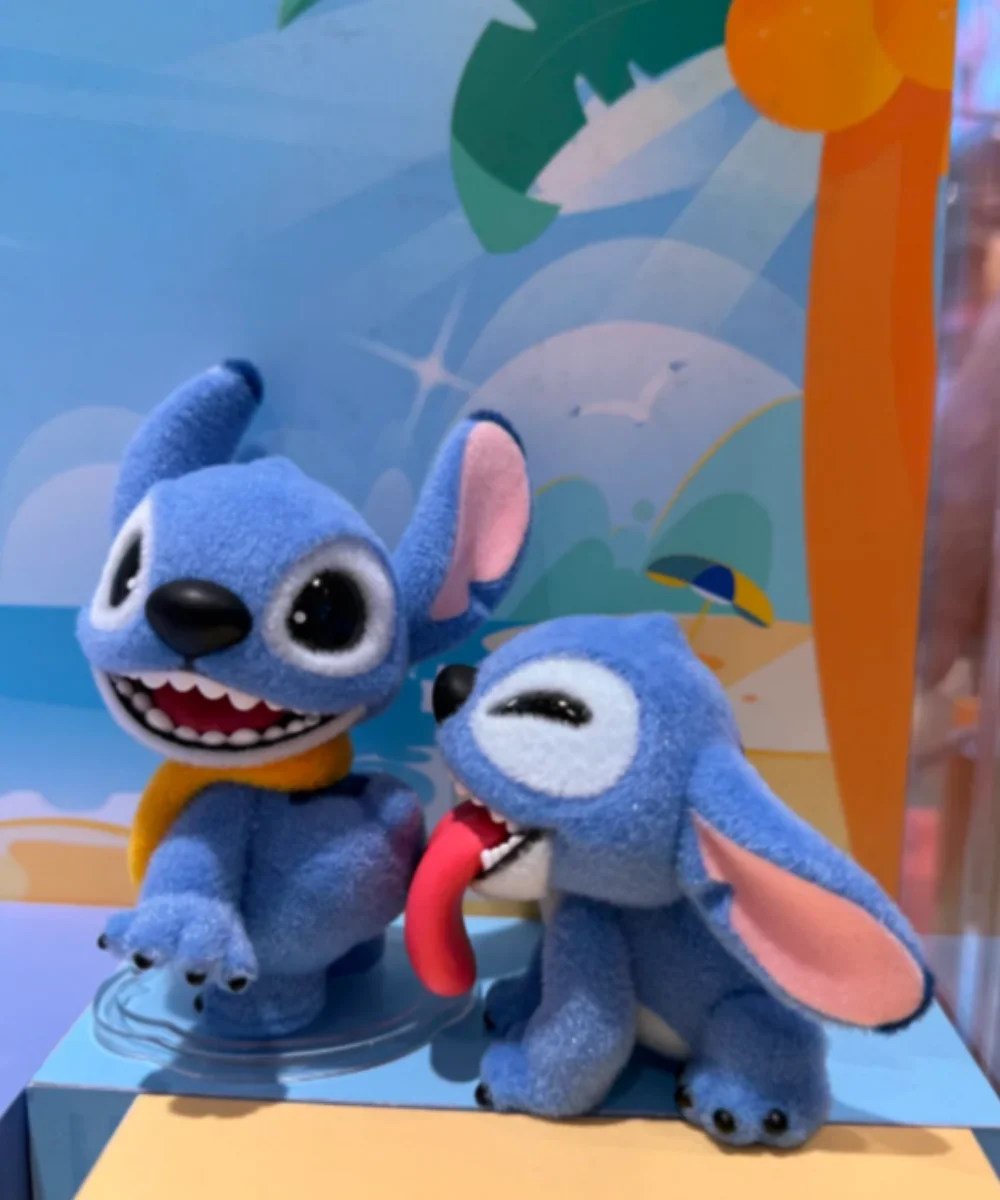 Caja ciega de la serie Stitch, muñeca bonita flocada, caja misteriosa, bolsa sorpresa, decoración de escritorio, adorno, regalo, juguete para coleccionar