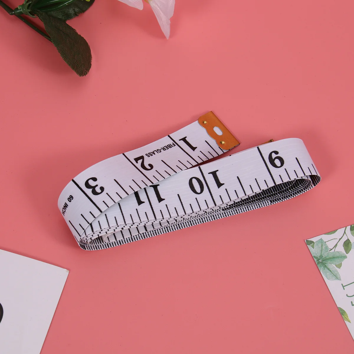 

1pc Soft Tape Measure 150X2Cm White Waterproof Fiberglass Reinforced For Sewing Tailor Ruler Handicrafts Tool