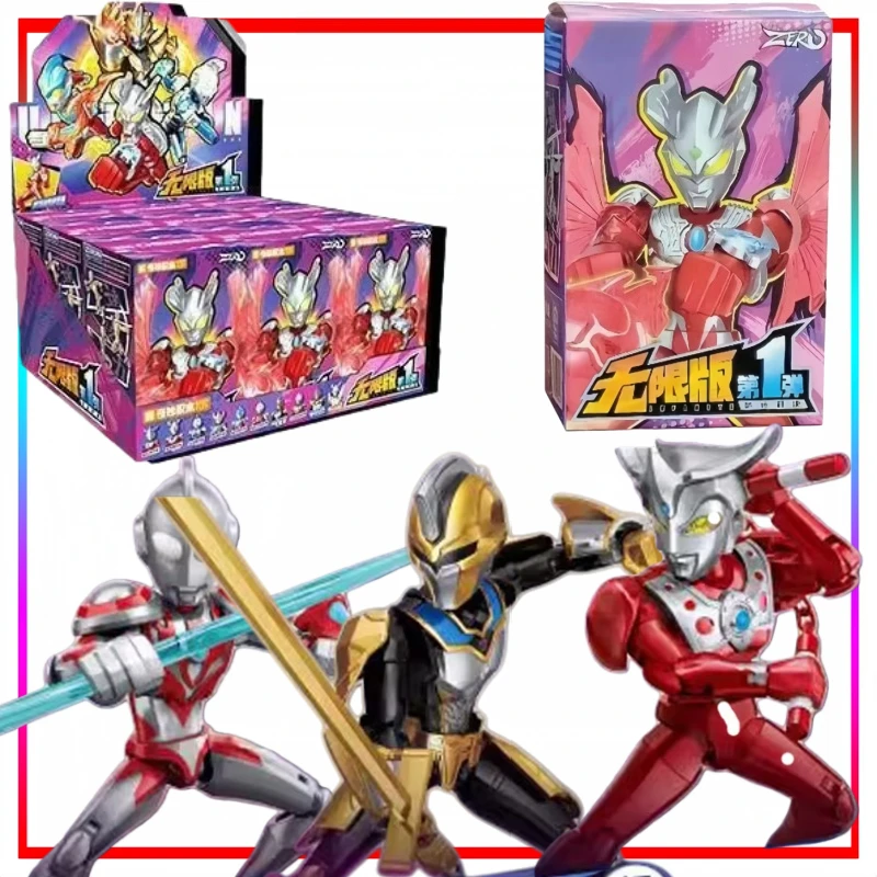 

New Ultraman Mystery Box Cartoon Ultraman Leo Blind Box Model Figure Assembling Toys Random Anime Goods Holiday Gifts