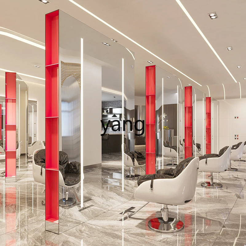 LT barber shop mirror hair salon special high-end single and double-sided hair salon large mirror table