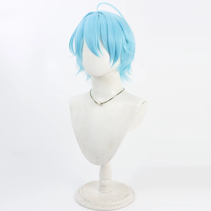 NIJISANJI Virtual YouTube Vtuber Nagisa Torauto Cos Cosplay peluca Halloween carnaval accesorios de fiesta pelo sintético + gorro de peluca