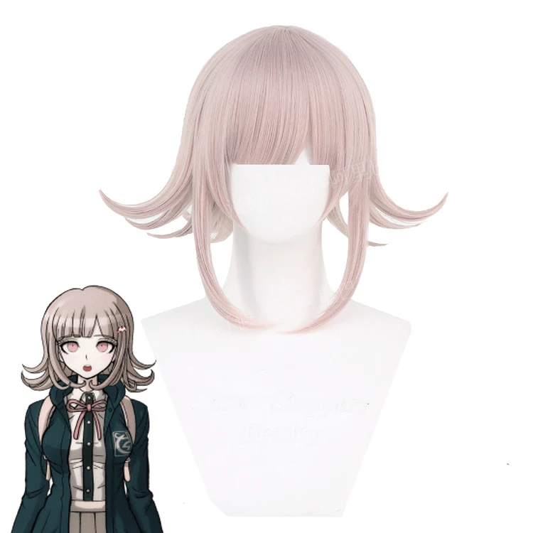 Jogo danganronpa 2 anime chiaki nanami cosplay traje peruca uniforme escolar camisa jaqueta calças halloween feminino meninas jk terno