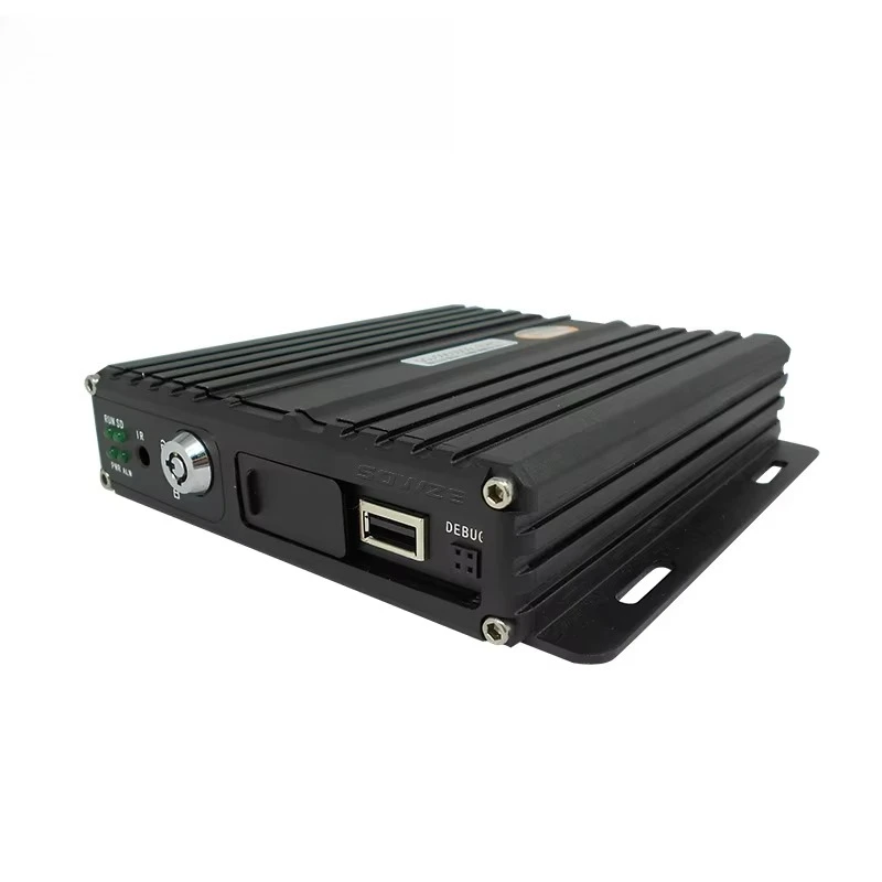 4CH 1080P AHD Mobile MDVR with 4G WIFI H.265 SD Card Vehicle DVR Max 2TB Storage