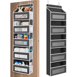 Hanging Storage Bag 4/5 Layers Non-woven Door Hanging Bag Large Capacity Home Bedroom Storage Hanging Bag