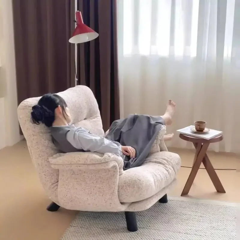 

French Adult Living Room Chairs Classic Modern Lounge Comfy Living Room Chairs Cozy White Fauteuil De Relaxation Furniture Home